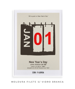 Imagem do Quadro / Pôster - U2 - New Year's Day