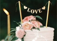 Cake topper Love en internet