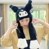 Gorro Mueve Orejas Kuromi Negro