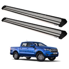 Kit de estribos planos de aluminio Ford Ranger cabina doble | xl/xls | 2012 a 2023. - comprar online
