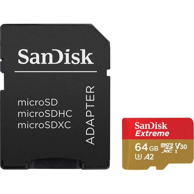 Sandisk extreme 2025 plus 64gb microsd