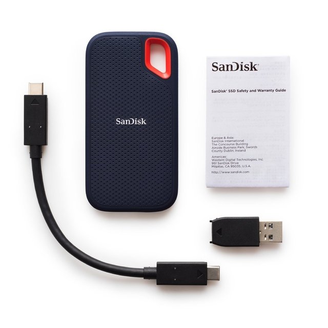 Sandisk 500gb extreme portable 2025 external ssd
