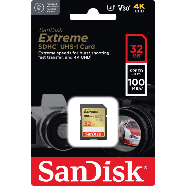 Sandisk extreme sdhc 32gb discount