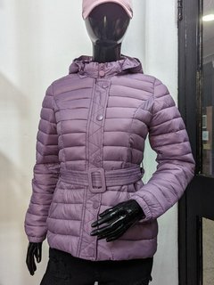 Campera Mujer Chaqueta Impermeable Ultra Liviana Cinturon