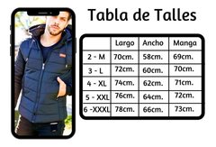 Imagen de Campera Hombre Inflada Impermeable Chaqueta Inflable Polar