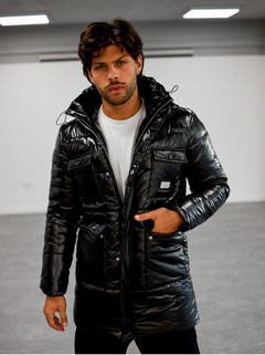 Imagen de Campera Hombre Tapado Puffer Metal 100% Impermeable Premium