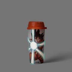 Vaso Dragon Ball tapa móvil brilla en la oscuridad! en internet