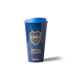 Vaso Boca Juniors tapa café