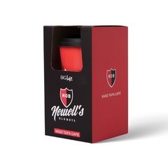 Vaso Newell´s Old Boys con tapa café y packaging - comprar online