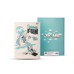 Cuaderno Abrochado Tapa Flexible Tom y Jerry