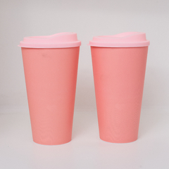 SET 2 VASOS MUG CON PACKAGING- PINK