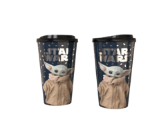 Vaso jarro mug con tapa Star Wars - YODA - comprar online