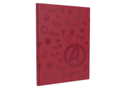 Cuaderno Cosido Rayado Avengers Cuerina - comprar online