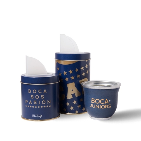 Set De Mate Boca Juniors