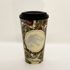 Vaso jarro mug con tapa Jurassic - comprar online
