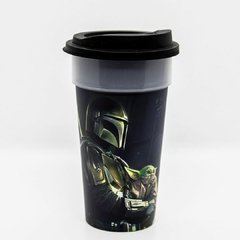 Vaso plástico reforzado con tapa Star Wars