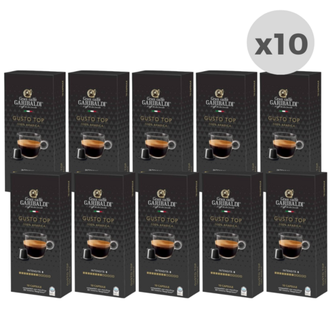 Cápsulas de Café Garibaldi Gusto Top 10 Cápsulas x10