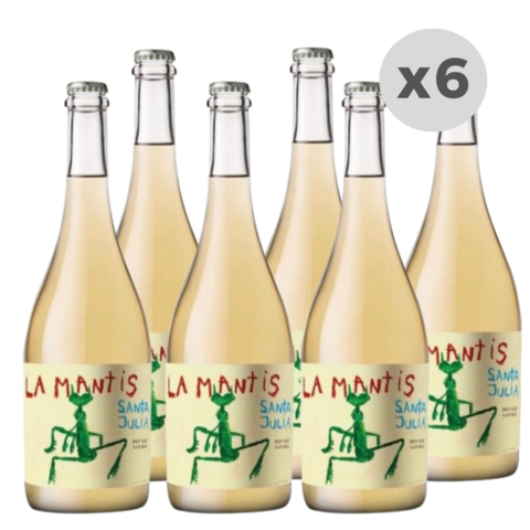 Vino Santa Julia La Mantis Pet Nat Natural x 6