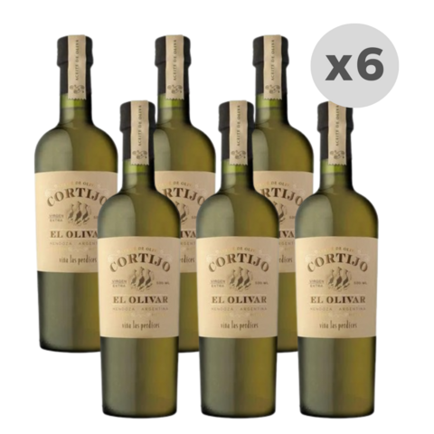 Aceite de Oliva Las Perdices Cortijo El Olivar 500ml x6