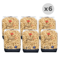 Pasta Fusilli Bucati Corti Garofalo 500g Italia x 6 unidades