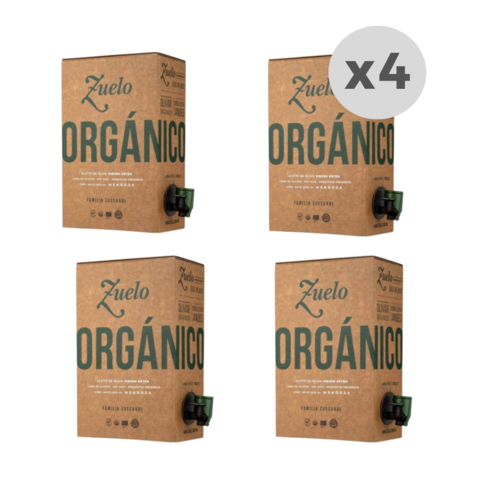 Aceite de Oliva Zuelo Orgánico Bag In Box 2lts x 4 unidades