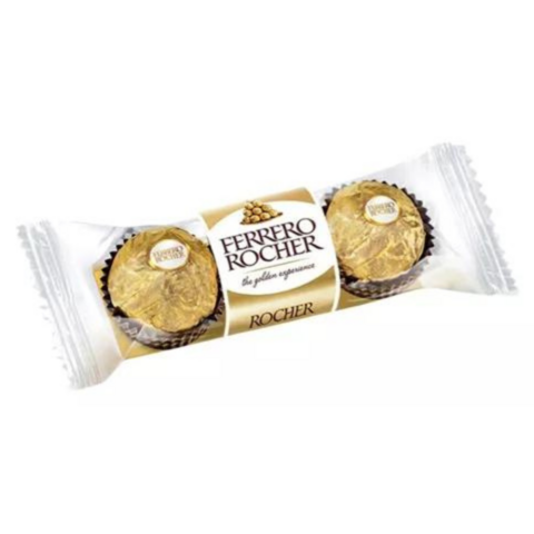 Bombón Ferrero Rocher Paquete de 3 unidades