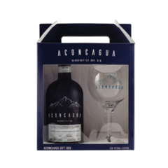 Gin Aconcagua Gift Box Blue 750ml + Copón