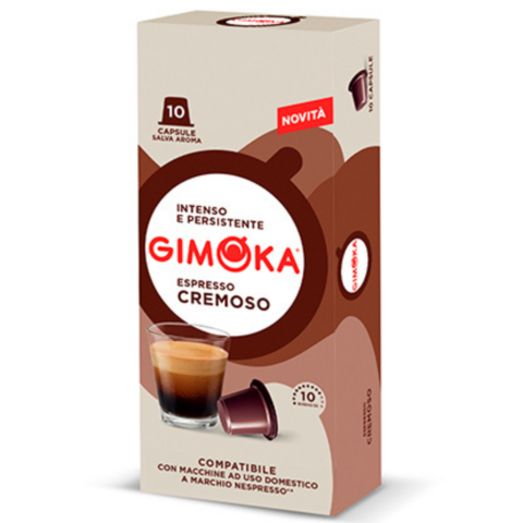Cápsulas de Café Gimoka Espresso Cremoso 10 Cápsulas