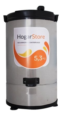 Secarropas Centrifugo Hogarstore Sc-5300 5,3kg Acero Inox