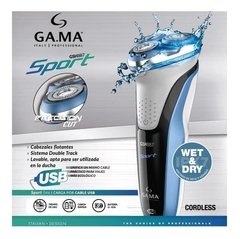 Afeitadora Gama Gsh 887 Sport Inalámbrica Usb Wet & Dry - HogarStore