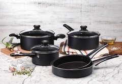 Batería De Cocina Set Marmicoc Evolucion 8pz Aluminio Teflon