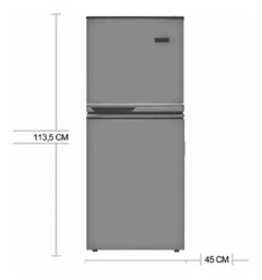 Heladera Kanji Knj-108f Con Freezer 125 Litros Silver en internet