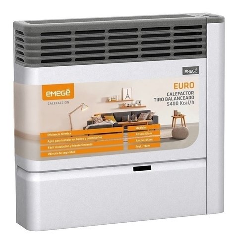 Calefactor Tiro Balanceado Emege 2155 Tb 5400c