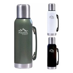 Termo De Acero Inox Bicapa 1 Lt. + Mate Termico Everest en internet