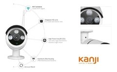 Kit Seguridad Kanji Nvr Dvr Inalambrico +4 Camara Ip Wifi Exterior Disco 1TB - comprar online