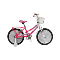 Bicicleta Tomaselli Lady Rod 16 Nena C/ Canastito Y Rueditas - HogarStore