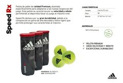 Imagen de Pelotas Padel Adidas Speed RX Pack x2