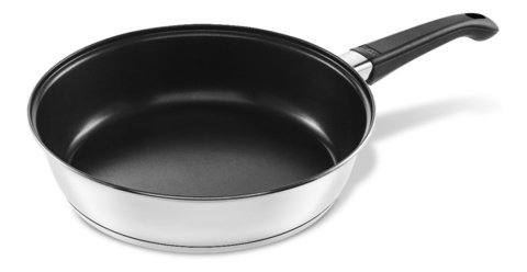 Sartén N24 Gamuza Preto Acero Inox Teflon Antiadherente 24cm