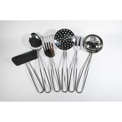 Set De Utensilios 7pc Gamuza Master Ware Acero Inox 18/10