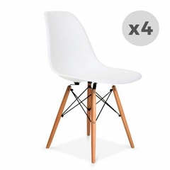 Silla de Comedor Eames x 4u Varios Colores