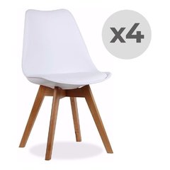 Silla Tulip Con Almohadón Objekt X 4 Unidades 83x49cm Kanji