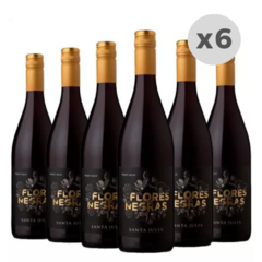 Vino Flores Negras Bodega Santa Julia Pinot Noir 2020 x 6 unidades