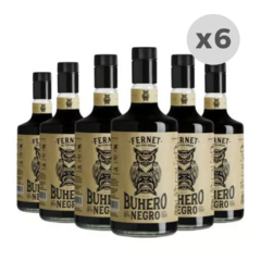 Fernet Buhero Negro 700ml x 6 unidades