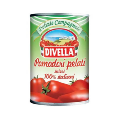 Tomates Pelados Divella Enteros 400gr Italia x 6 unidades - comprar online