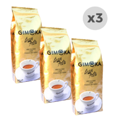 Café Tostado en Grano Gimoka Gran Festa 500gr x 3