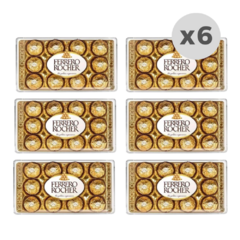 Bombón Ferrero Rocher Caja de 12 unidades Pack x 6