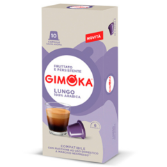 Cápsulas de Café Gimoka Lungo 100% Arabica 10 Cápsulas x 10 - comprar online