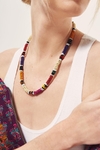 COLLAR RAINBOW BEADS RAPSODIA