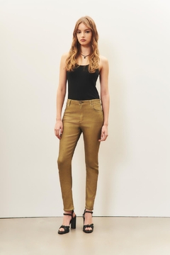 JEAN SLIM METAL GOLD RAPSODIA - comprar online