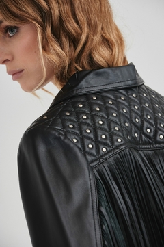 CHAQUETA TROYA VYES LEATHER - comprar online